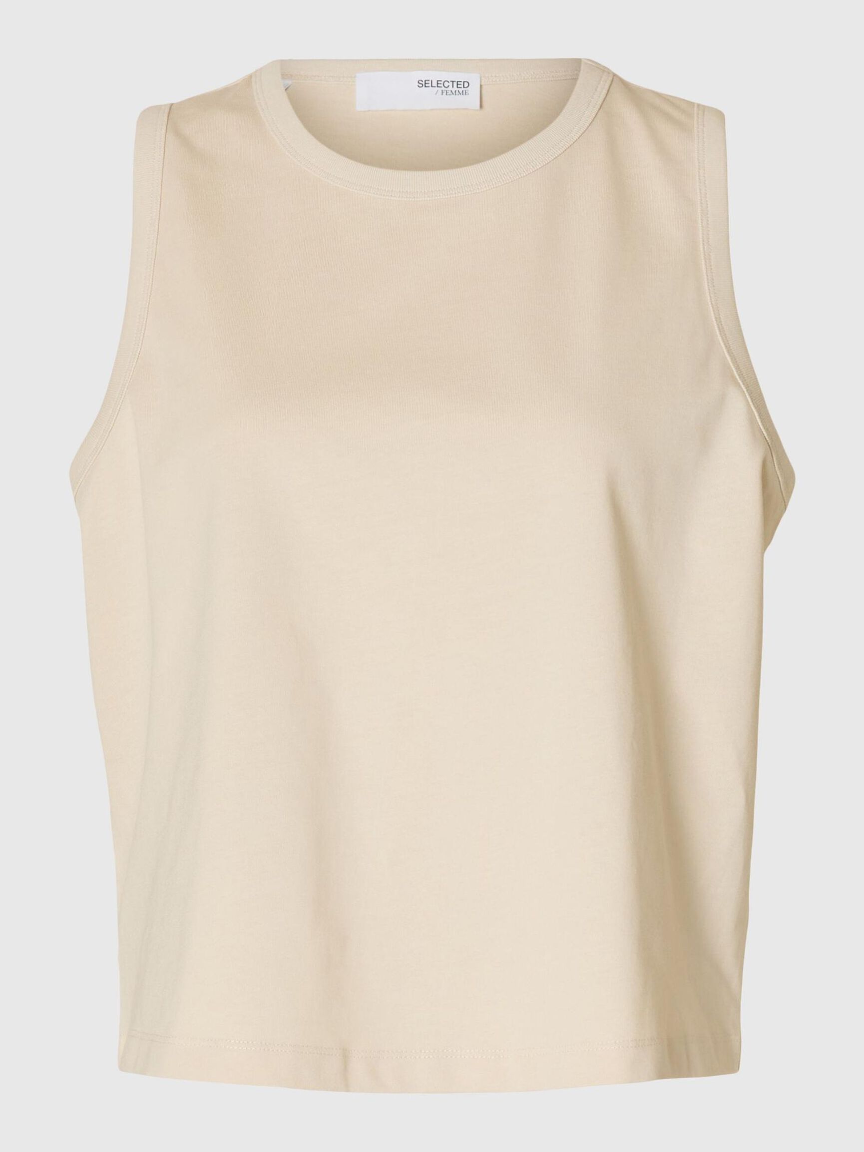 100% COTTON TANK TOP, Birch, highres