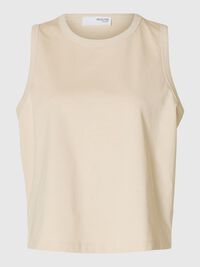 100% COTTON TANK TOP, Birch, highres