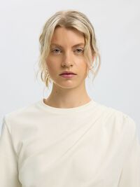 KISA KOLLU TIŞÖRT, Egret, highres