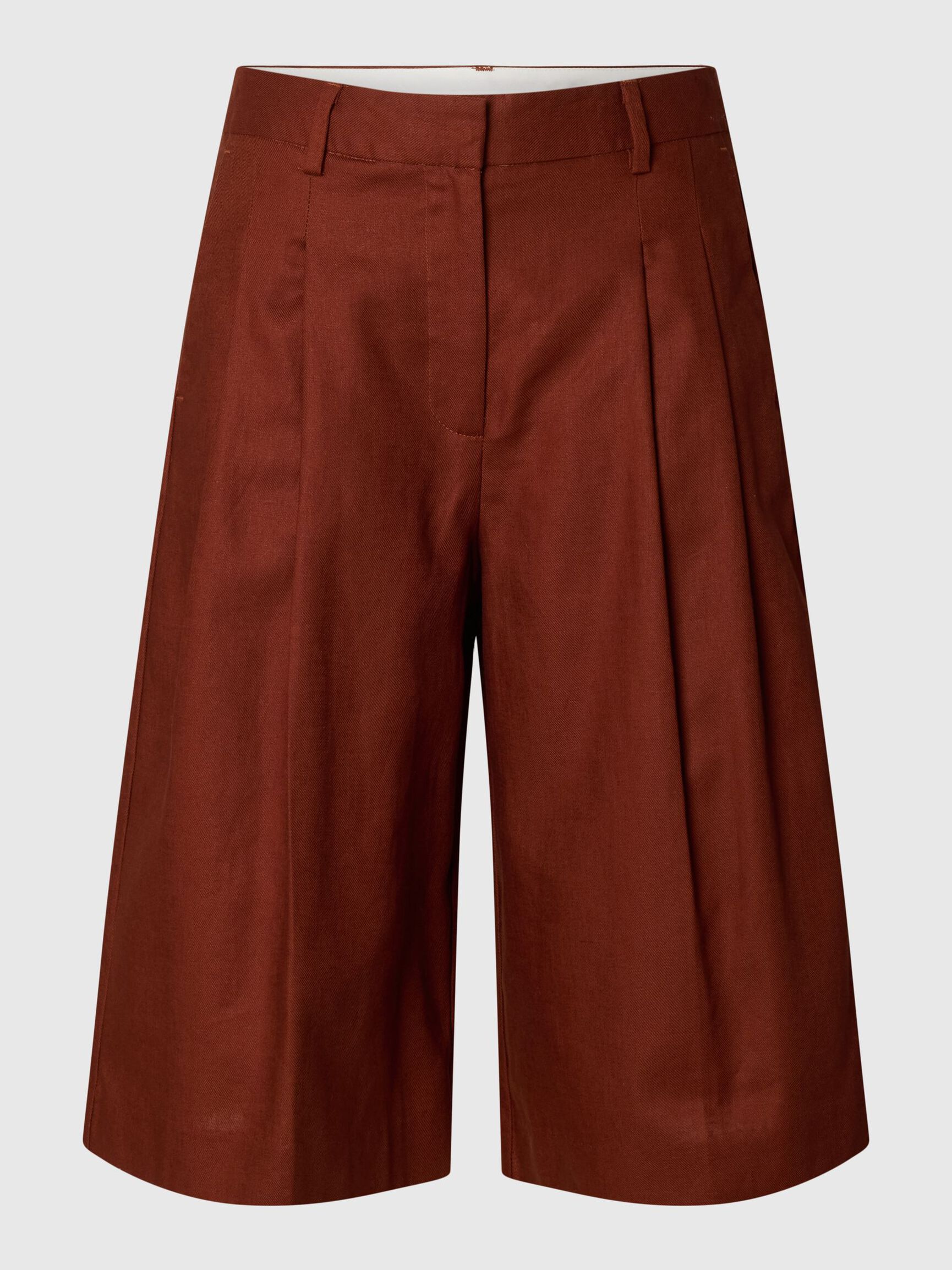 YÜKSEK BEL BERMUDA ŞORT BERMUDA ŞORT, Cherry Mahogany, highres