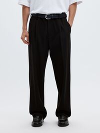 LOOSE FIT PANTOLON, Black, highres
