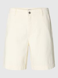 LOOSE FIT EKRU DENIM ŞORT KOT ŞORT, Ecru, highres