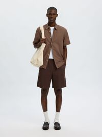 REGULAR FIT KETEN KARIŞIMLI ŞORT ŞORT, Bracken, highres