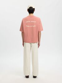 BOXY FIT T-SHIRT, Rose Dawn, highres