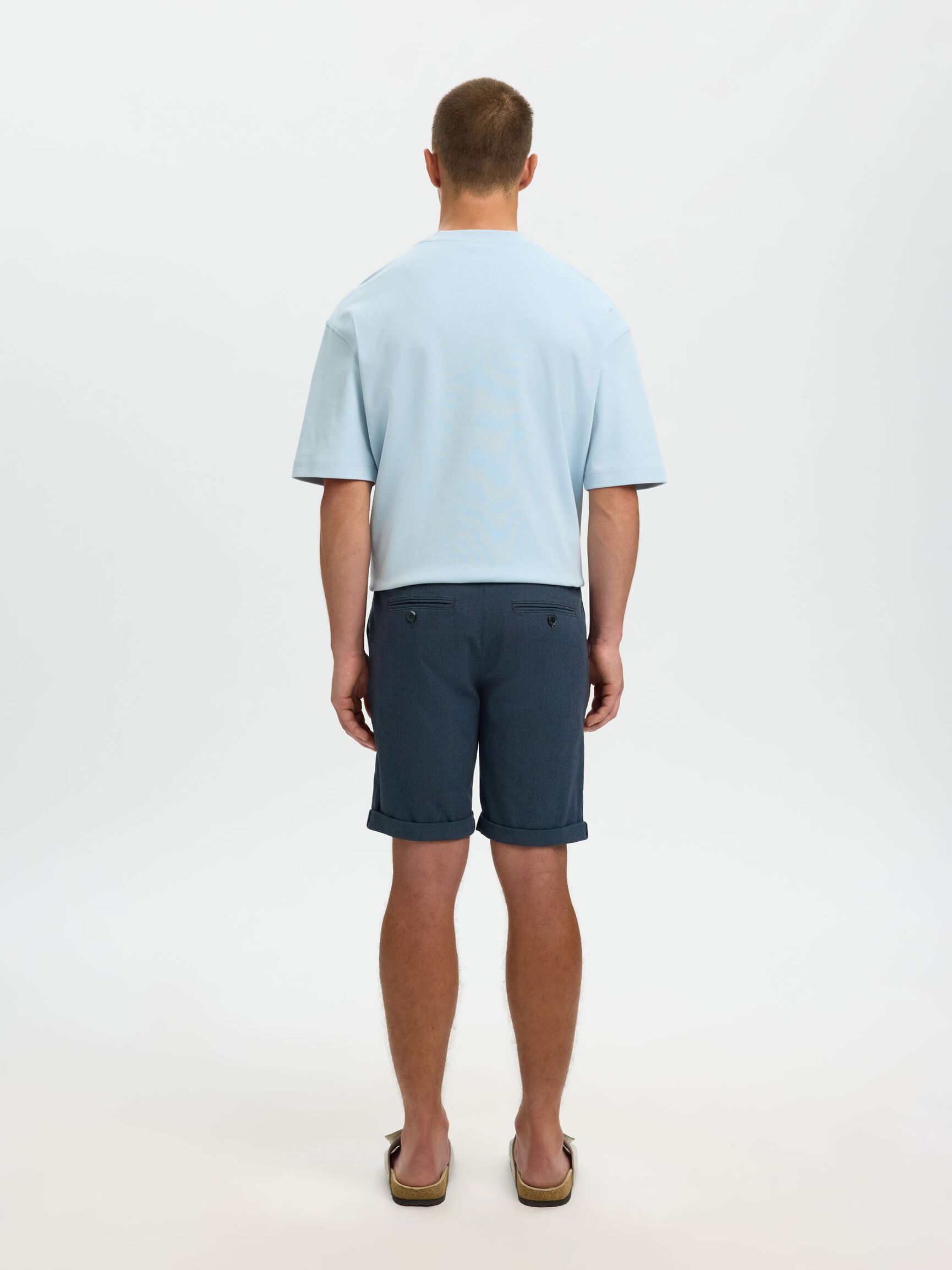 SLIM FIT ŞORT ŞORT, Dark Sapphire, highres