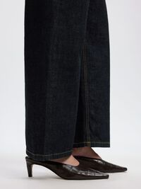 RELAXED FIT JEAN KOT PANTOLONLAR, Dark Blue Denim, highres