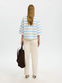 YARIM KOL POLO POLO GÖMLEK, Egret, highres
