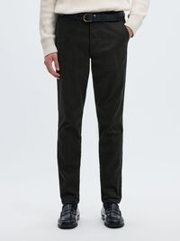 175 SLIM FIT FLEX CHINOS, Black, highres
