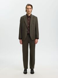 KETEN REGULAR FIT PANTOLON PANTOLON, Peat, highres