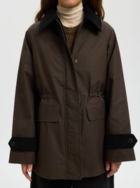 WAXED COTTON JACKET, Delicioso, highres