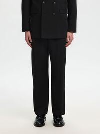 LOOSE FIT PANTOLON PANTOLON, Black, highres