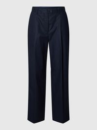 KETEN KARIŞIMLI STRAIGHT FIT PANTOLON PANTOLON, Dark Navy, highres