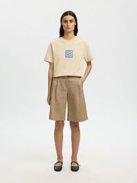 RELAXED FIT T-SHIRT, Angora, highres