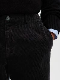 190 TROUSERS, Black, highres