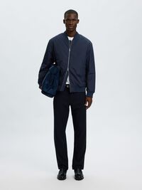 WATER REPELLENT BOMBER JACKET, Sky Captain, highres