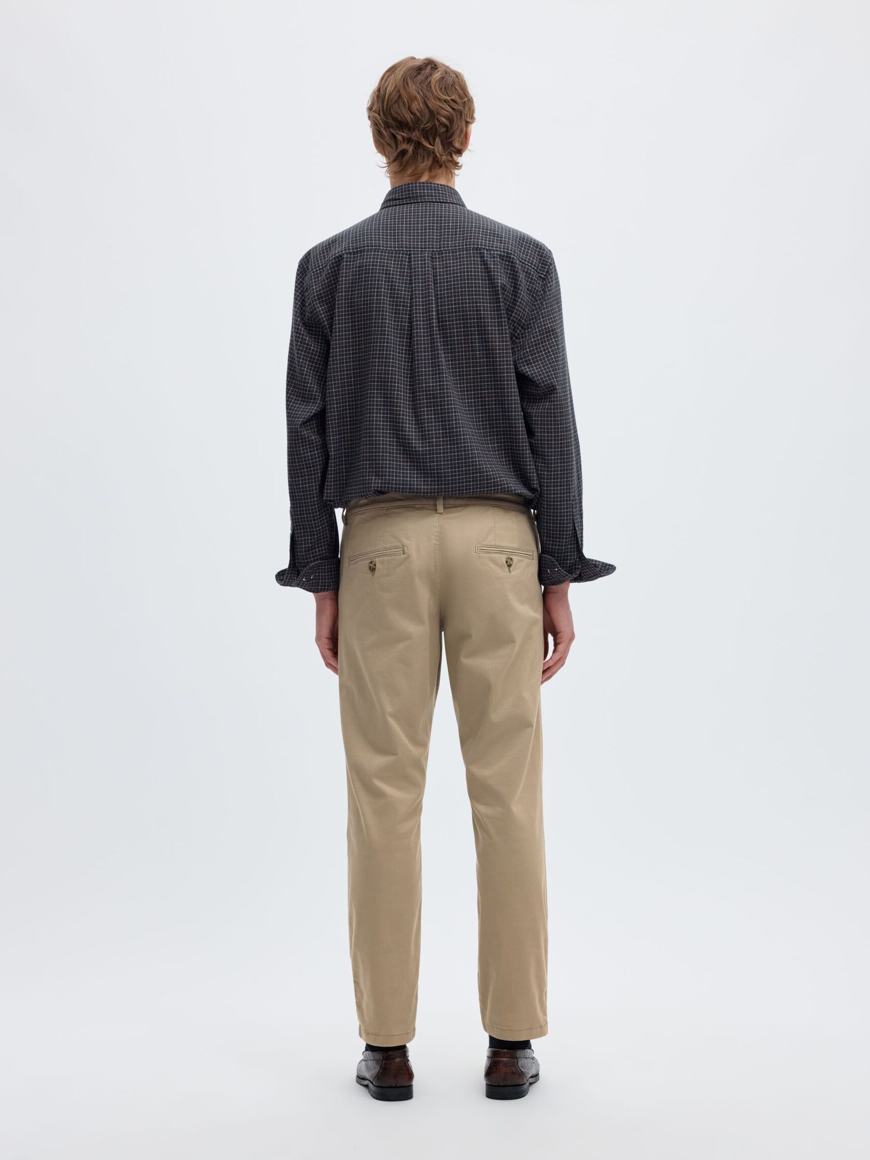 175 SLIM FIT FLEX CHINOS, Greige, highres