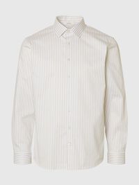 SLIM FIT STRETCH SHIRT, Sand, highres