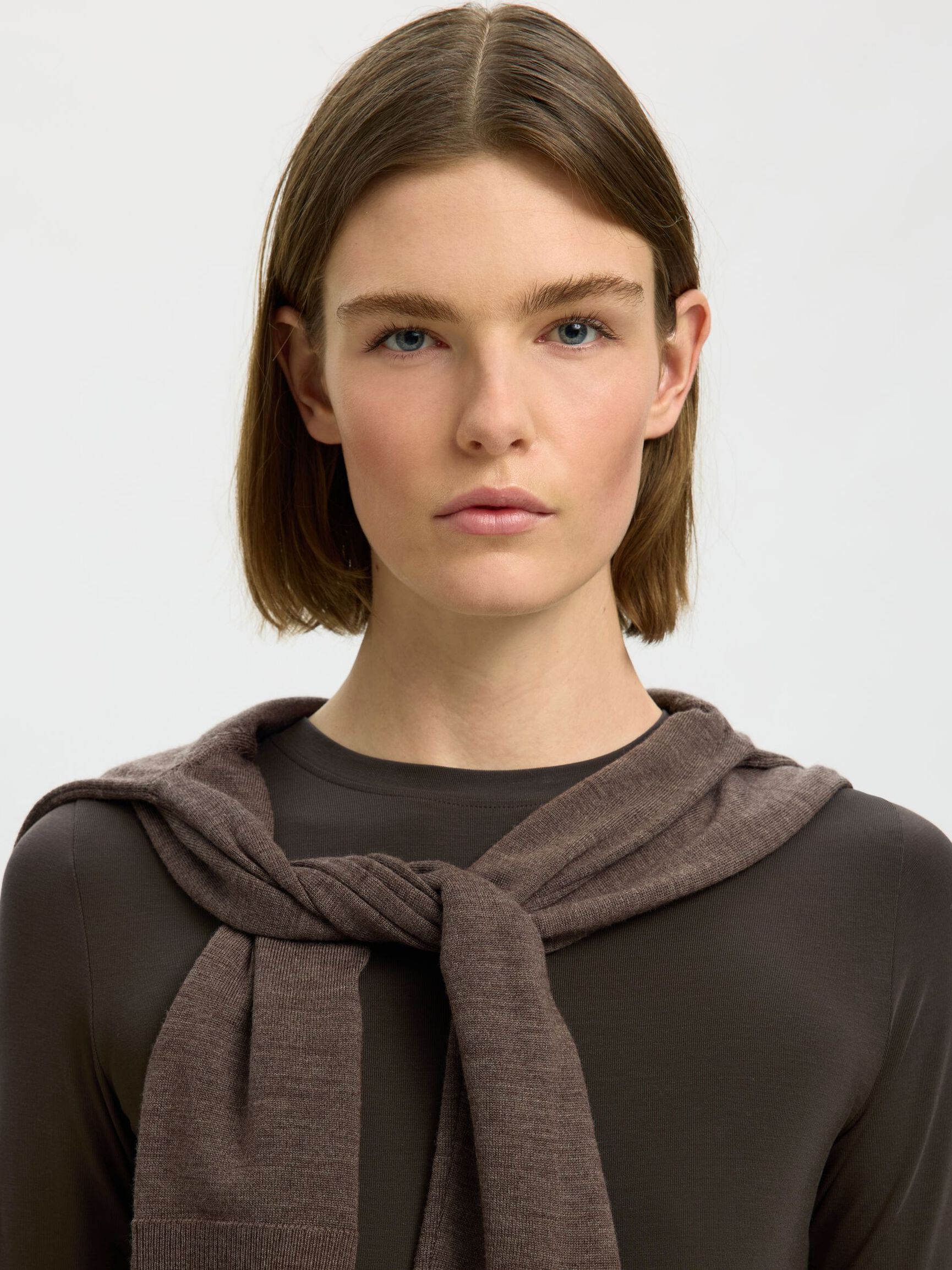 BASIC LONG-SLEEVED T-SHIRT, Delicioso, highres