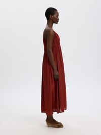 ASKILI UZUN ELBISE MAXI ELBISE, Cherry Mahogany, highres