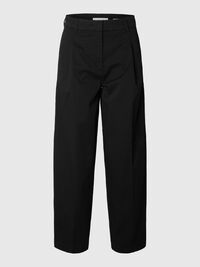 BARREL YÜKSEK BEL PANTOLON FIÇI KESIM PANTOLON, Black, highres
