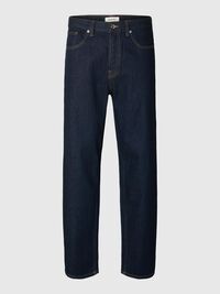 LOOSE FIT 220 JEAN BOL KESIM KOT PANTOLON, Dark Blue Denim, highres