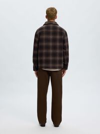 WOOL BLEND SHACKET, Delicioso, highres
