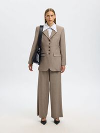 ORTA BOY DERI ÇANTA, Black, highres