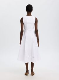 DIKIŞ DETAYLI MIDI ELBISE MIDI ELBISE, Bright White, highres