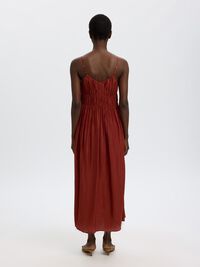 ASKILI UZUN ELBISE MAXI ELBISE, Cherry Mahogany, highres