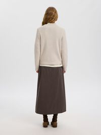 WOOL PULLOVER, Silver Birch, highres