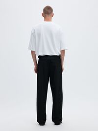 LOOSE FIT PANTOLON, Black, highres