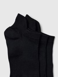 3-PACK SPORTS SOCKS, Black, highres