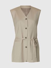 BOXY FIT YELEK YELEK, Pure Cashmere, highres