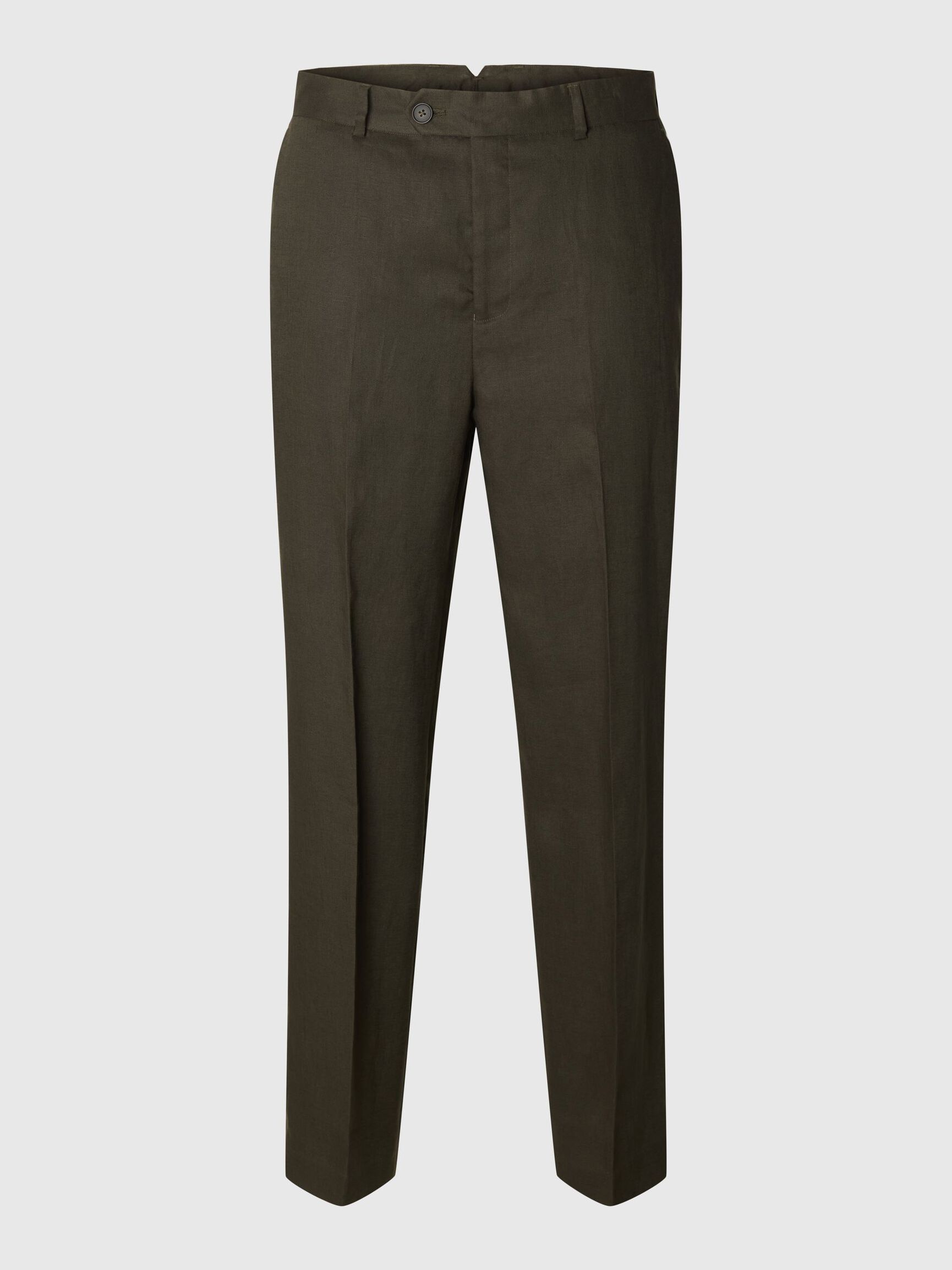 KETEN REGULAR FIT PANTOLON PANTOLON, Peat, highres