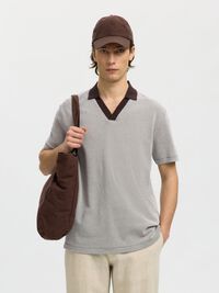 KISA KOLLU POLO POLO GÖMLEK, Bracken, highres