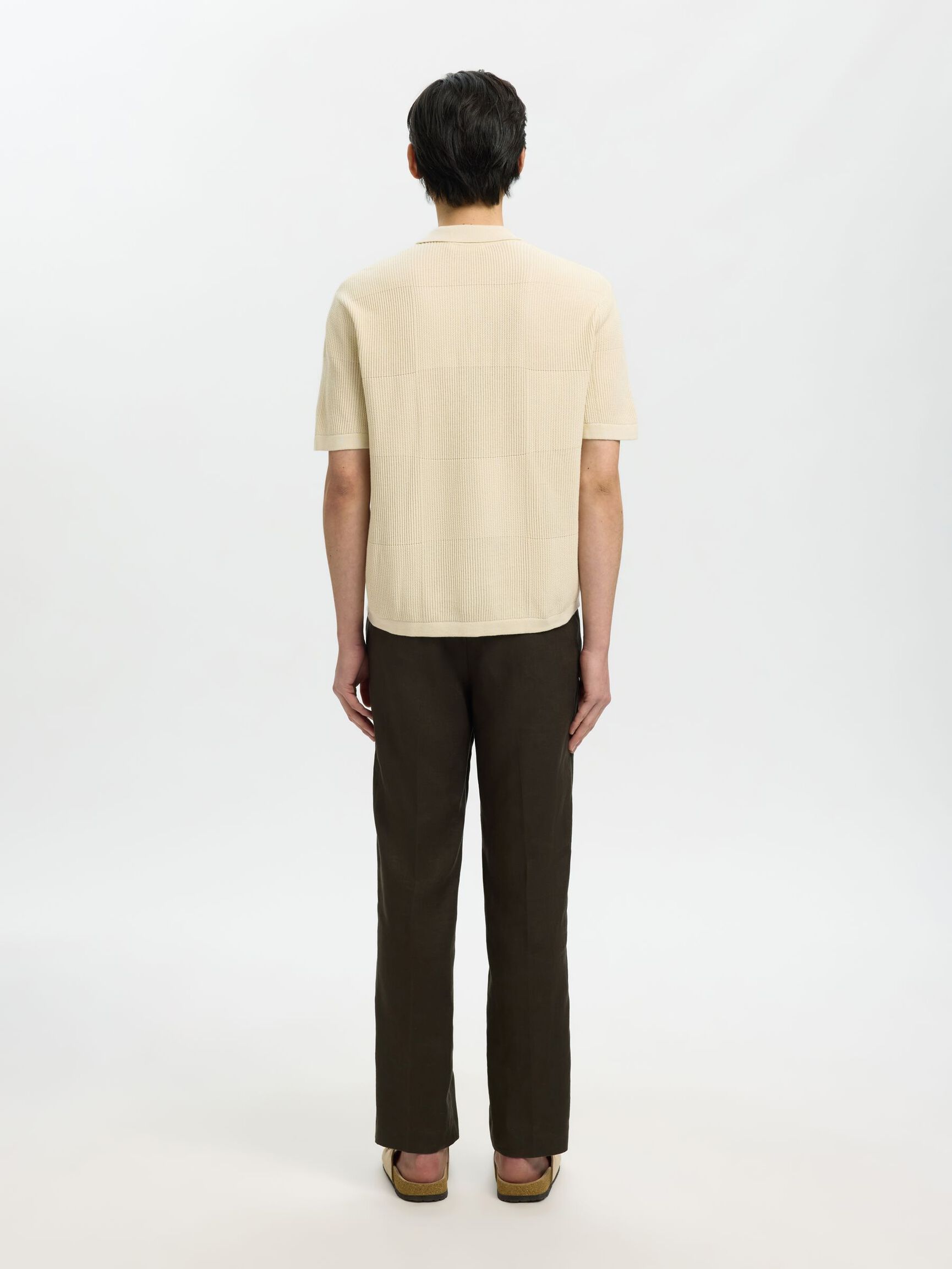 RELAXED FIT TRIKO HIRKA POLO GÖMLEK, Birch, highres