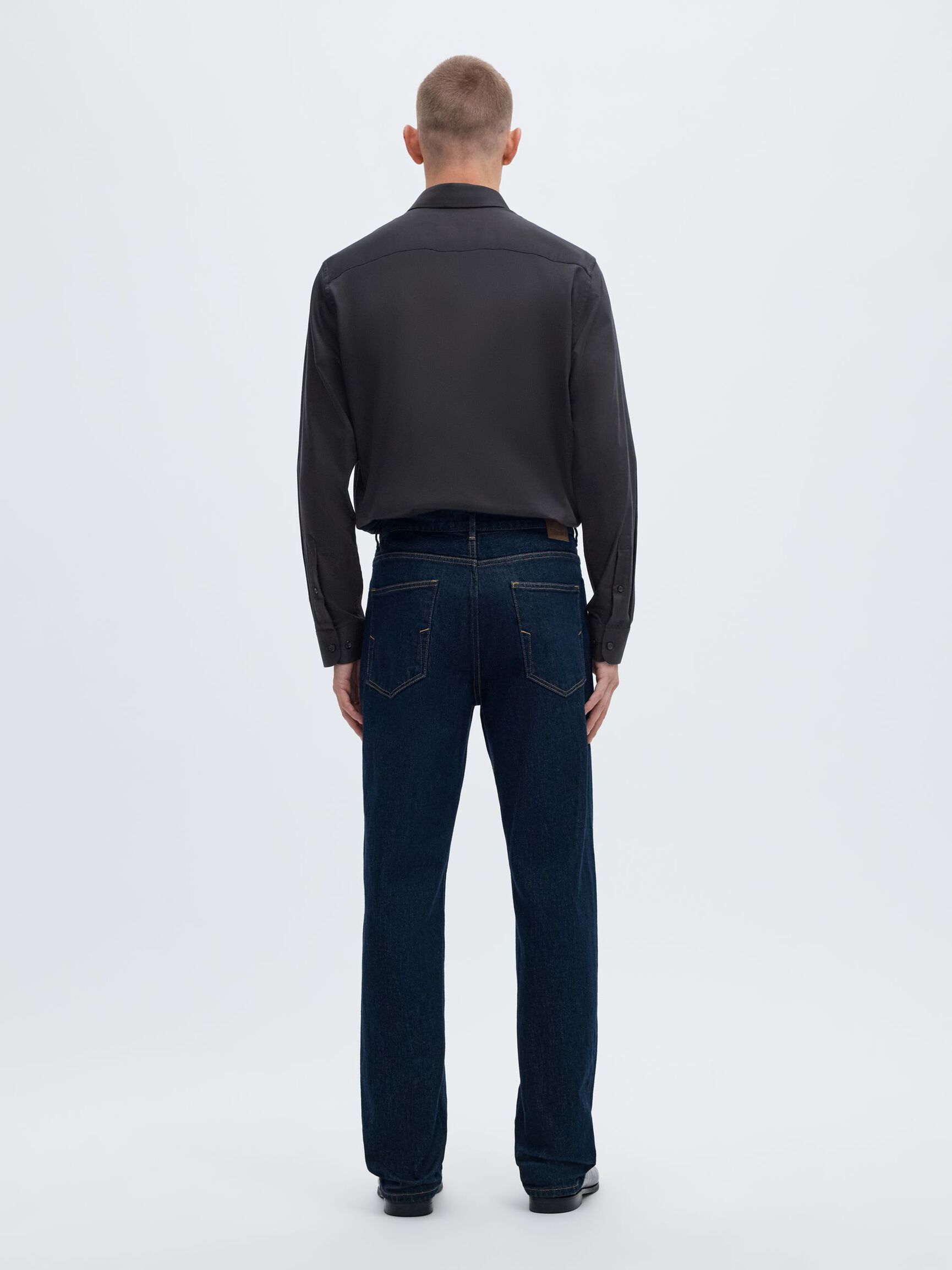 SLIM FIT GÖMLEK GÖMLEK, Black, highres