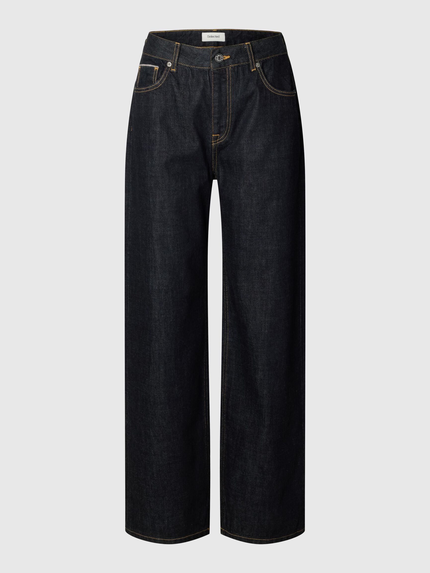 RELAXED FIT JEAN KOT PANTOLONLAR, Dark Blue Denim, highres