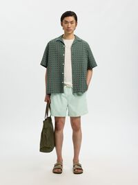 CLASSIC SWIM SHORTS, Aqua Gray, highres