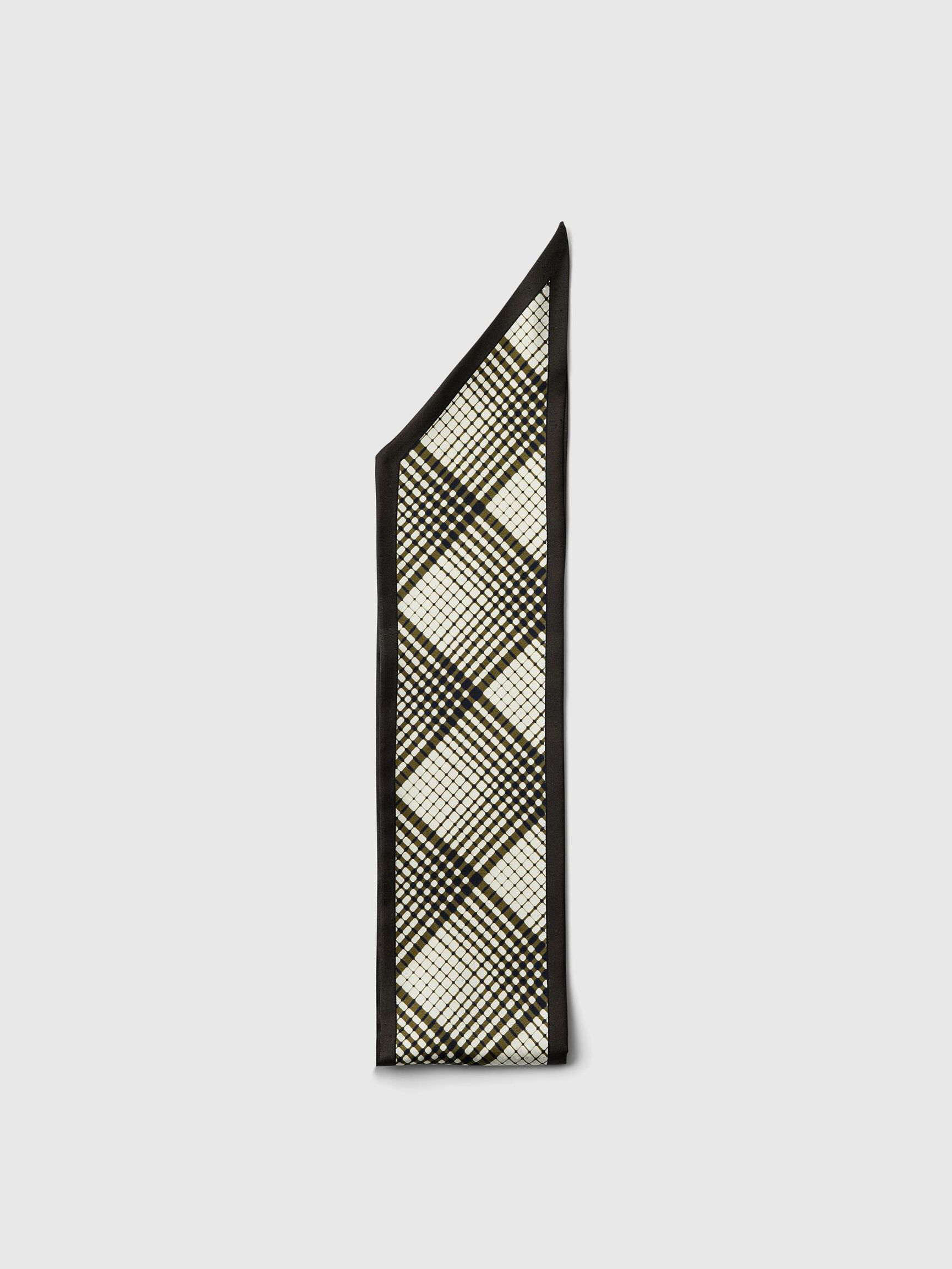 100% SILK SCARF, Chocolate Chip, highres