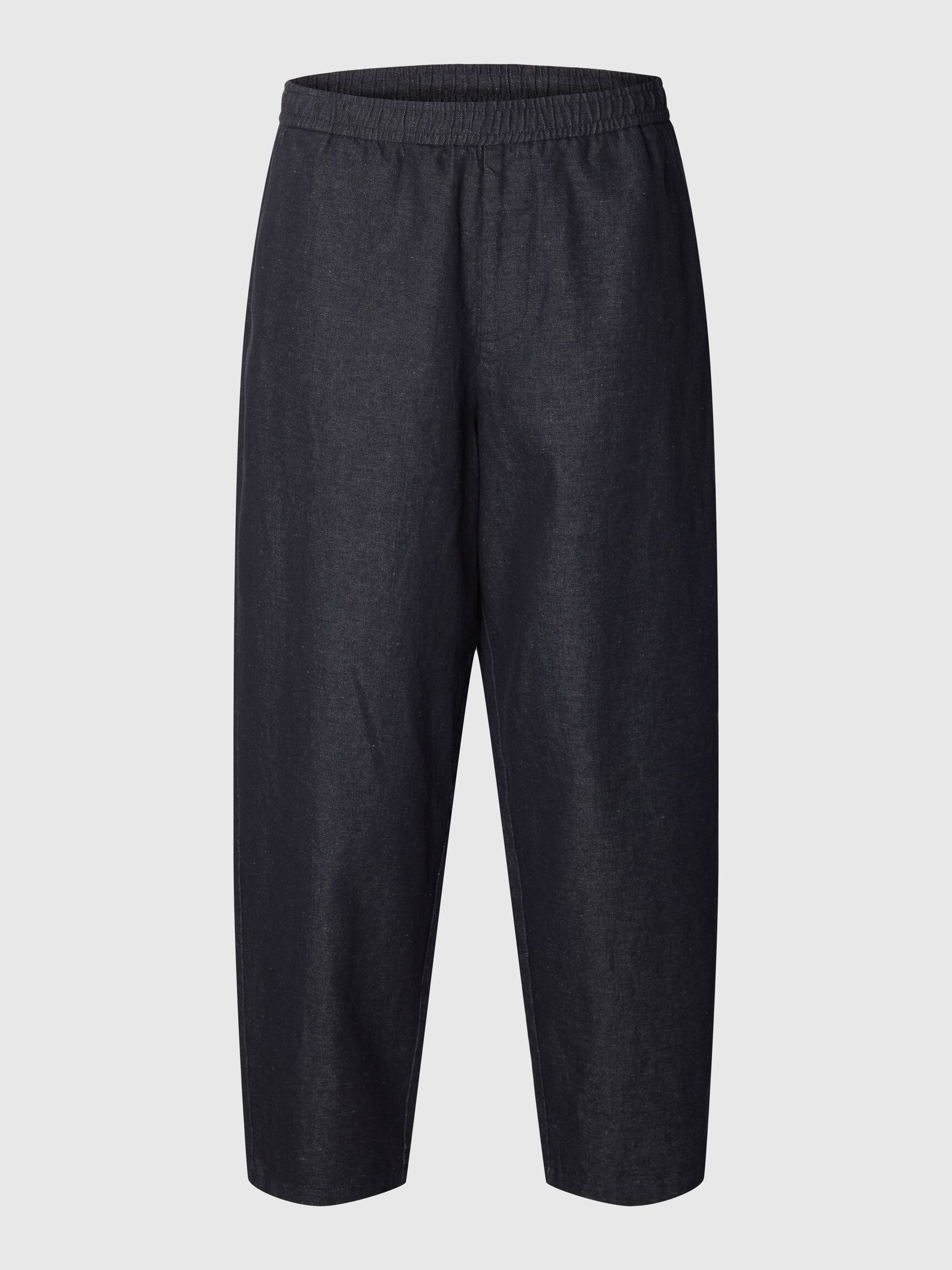 BARREL KETEN KARIŞIMLI PANTOLON FIÇI KESIM PANTOLON, Dark Navy, highres