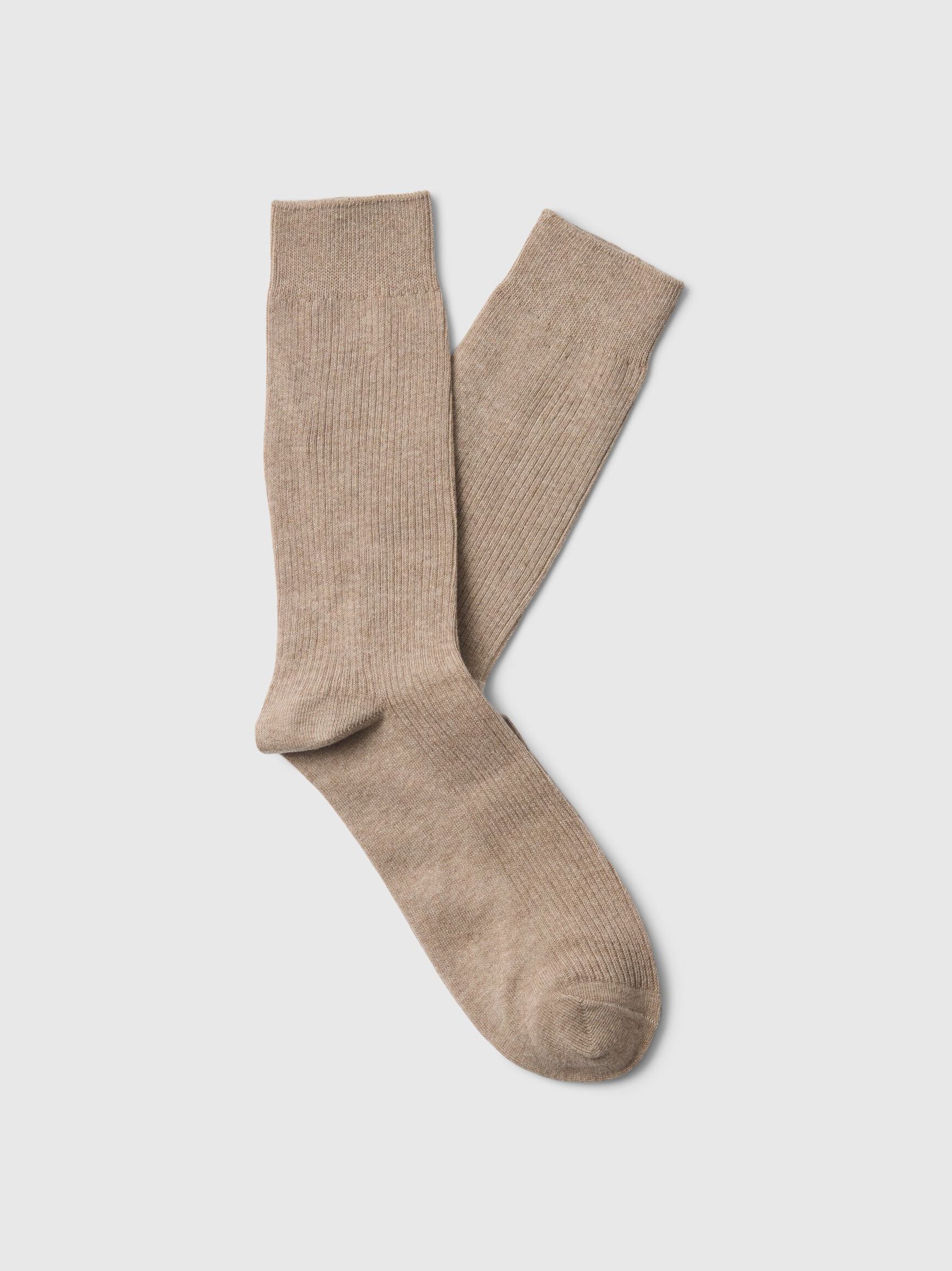 COTTON BLEND SOCKS, Angora, highres