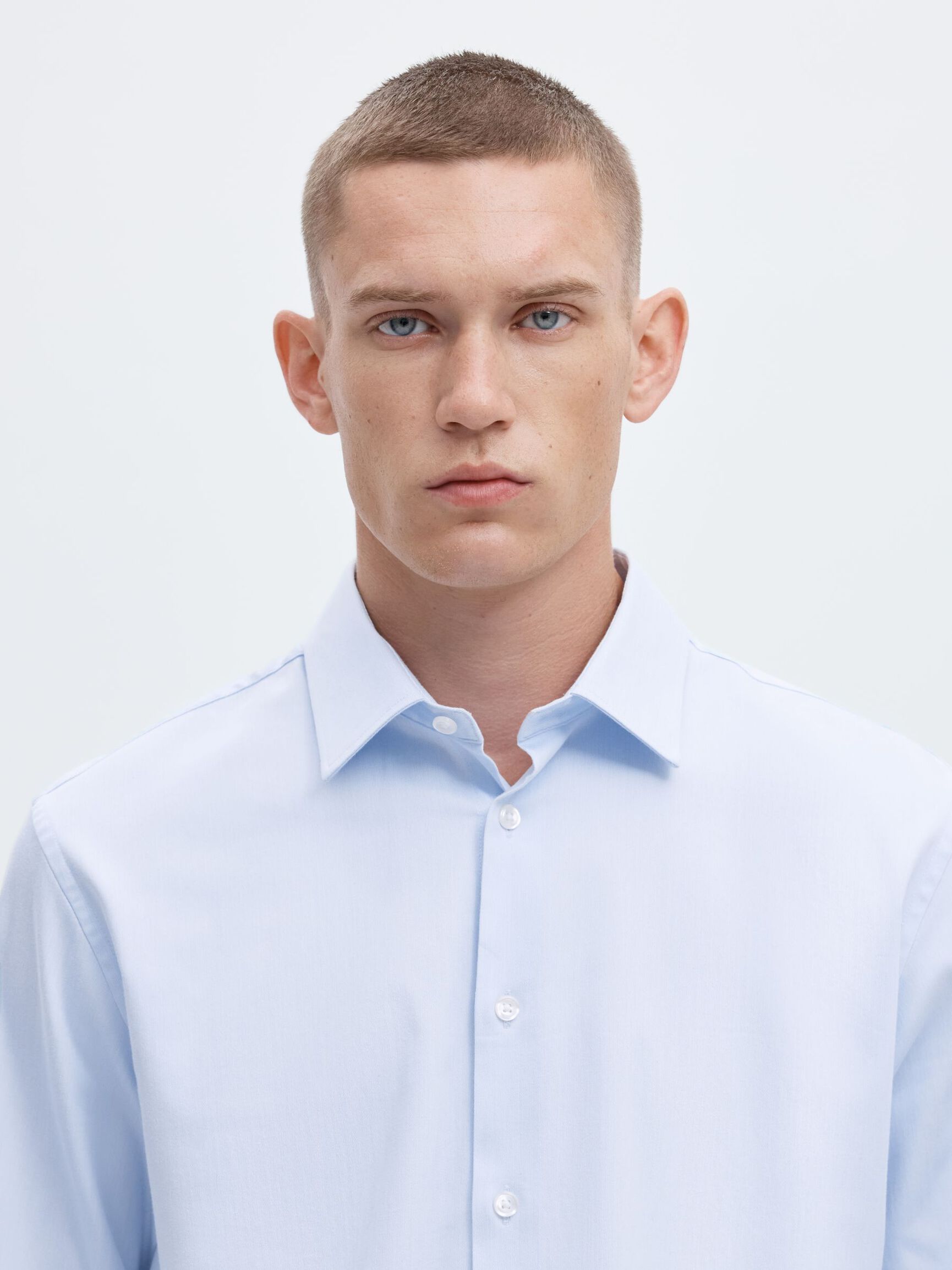 SLIM FIT GÖMLEK GÖMLEK, Light Blue, highres