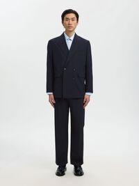 LOOSE FIT PANTOLON, Navy Blazer, highres