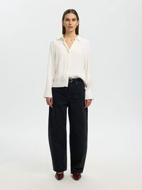 REGULAR FIT UZUN KOLLU GÖMLEK UZUN KOLLU GÖMLEK, Egret, highres