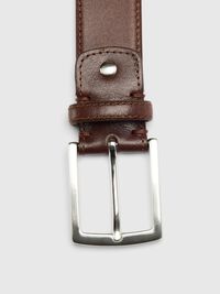 LEATHER  LEATHER BELT, Rustic Brown, highres