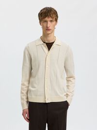 MERINO POLO HIRKA, Silver Birch, highres