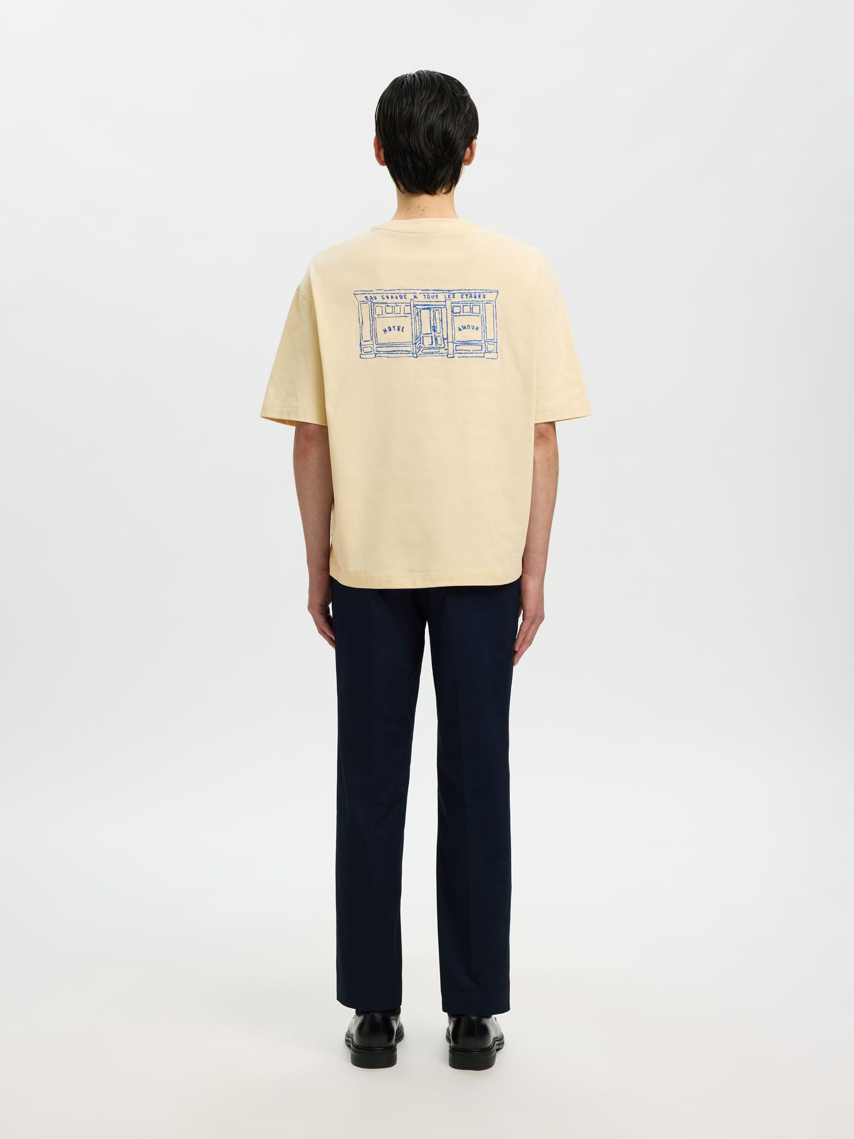 RELAXED FIT T-SHIRT, Angora, highres