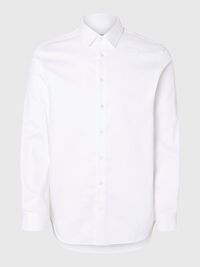 SLIM FIT STRETCH SHIRT, Bright White, highres