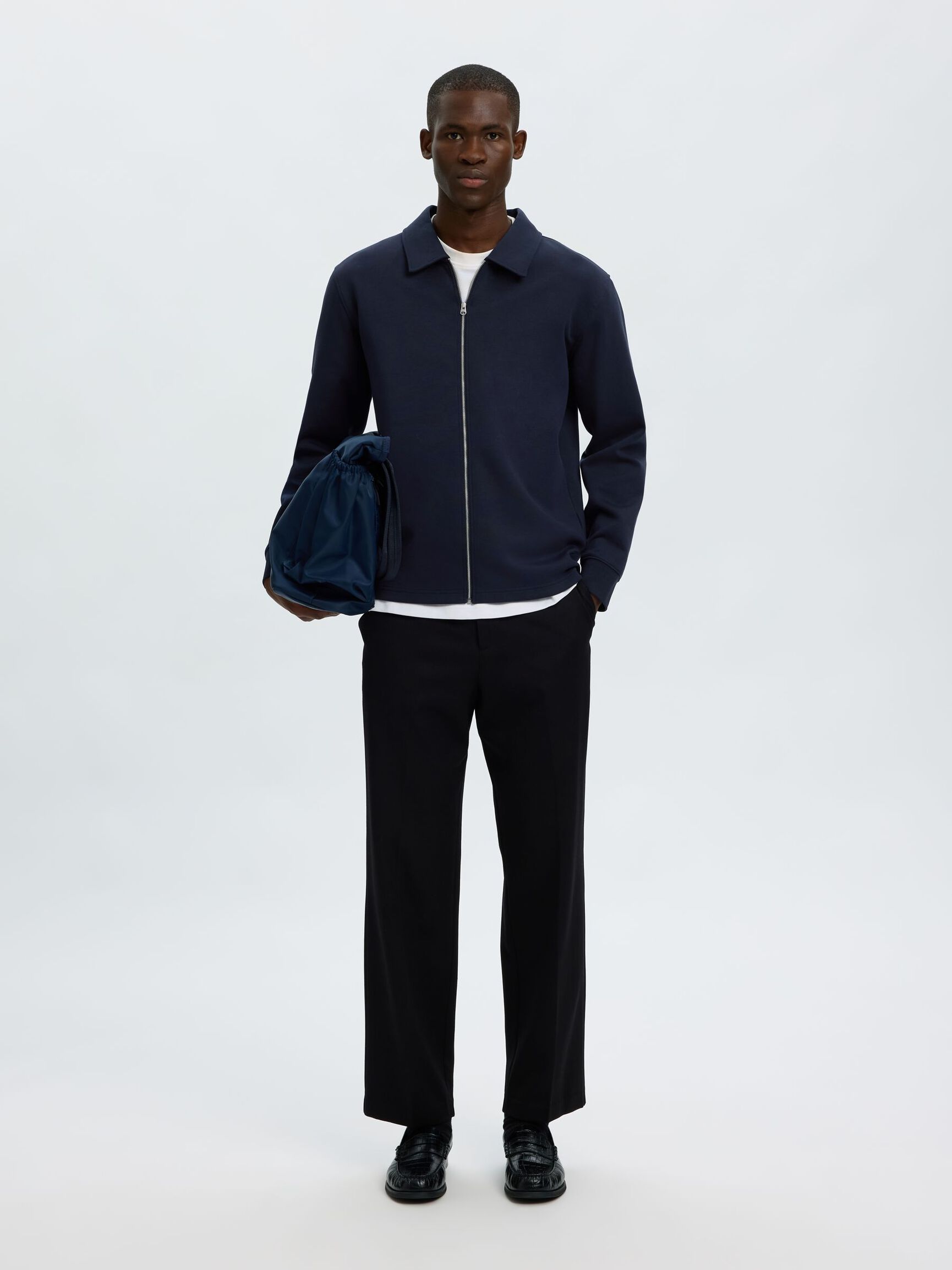 TAM FERMUARLI SWEATSHIRT SWEATSHIRT, Sky Captain, highres